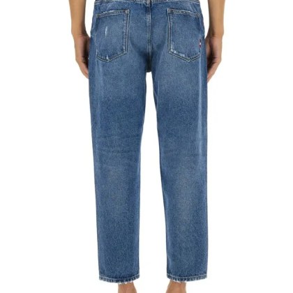 Amish - "Jeremiah Stone Washed" Jeans - Größe 33 - blau – Bild 3