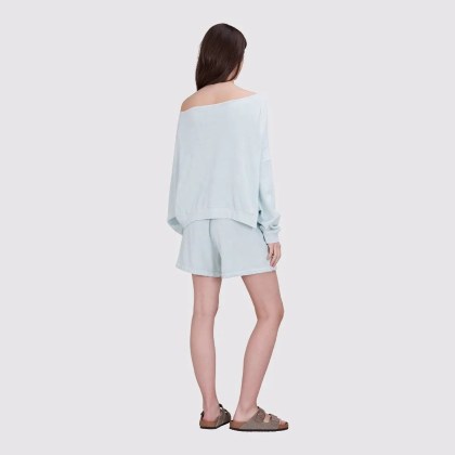 True Religion - Shorts Frottee - Größe M - blau