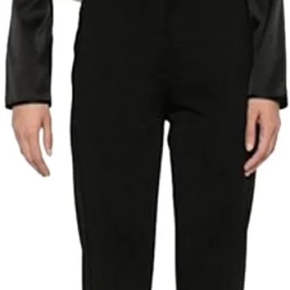 Pinko - Silk Blend Shirt With V-Neckline - Größe 46 - schwarz