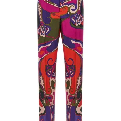 Emilio Pucci - Patterned Pants - Größe XS - pink Emilio Pucci - Patterned Pants - Größe XS - pink