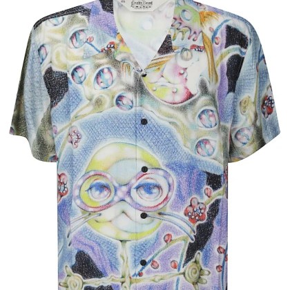BRAIN DEAD - Aspen Eyes Short Sleeve Button Up Shirt - Größe XL - bunt BRAIN DEAD - Aspen Eyes Short Sleeve Button Up Shirt - Größe XL - bunt