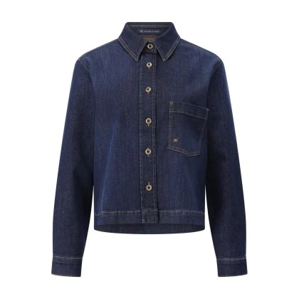 Raffaelo Rossi - Hemdbluse Lima aus Denim - Größe 38 - blau Raffaelo Rossi - Hemdbluse Lima aus Denim - Größe 38 - blau