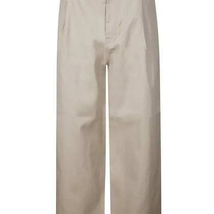 SOFIE D%27HOORE - Hammered Cotton Trousers With Straight-Leg Silhoue - Größe 38 - beige SOFIE D%27HOORE - Hammered Cotton Trousers With Straight-Leg Silhoue - Größe 38 - beige