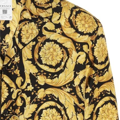 Versace - Baroque' Pajama Shirt - Größe 7 - bunt – Bild 3