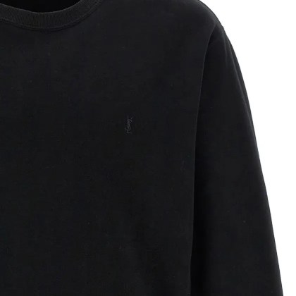 Saint Laurent - 'Cassandre' Sweatshirt - Größe XXL - schwarz – Bild 3