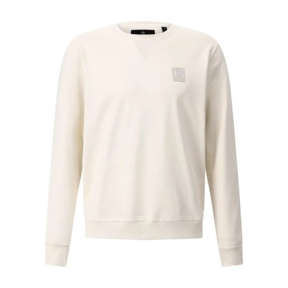 Belstaff - Sweatshirt mit Logo - Größe S - creme Belstaff - Sweatshirt mit Logo - Größe S - creme