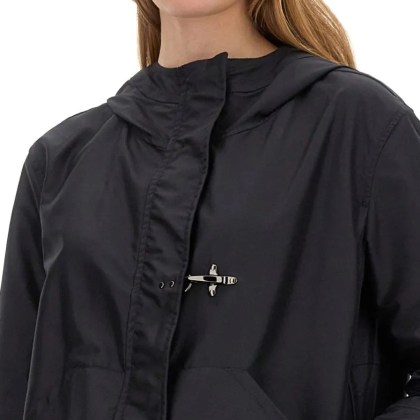 Fay - Stretch Gabardine Caban - Größe S - blau – Bild 3