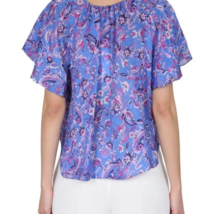 Isabel Marant - Penelope Top - Größe 38 - blau – Bild 3