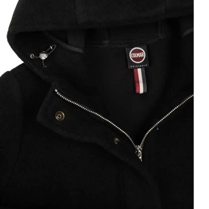 Colmar Originals - Black Hooded Jacket - Größe 44 - schwarz – Bild 2