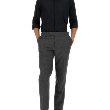 Pt Torino - Fitted Black Cotton Shirt - Größe 40 - schwarz – Bild 4