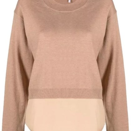 See By Chloé - Brown Cotton And Wool Sweater - Größe S - braun See By Chloé - Brown Cotton And Wool Sweater - Größe S - braun