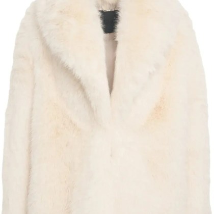 LIU JO - Faux fur coat - Größe 42 - weiß LIU JO - Faux fur coat - Größe 42 - weiß