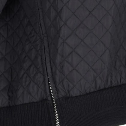 RANDOM IDENTITIES - Black Fabric Quilted Jacket - Größe L - schwarz – Bild 3