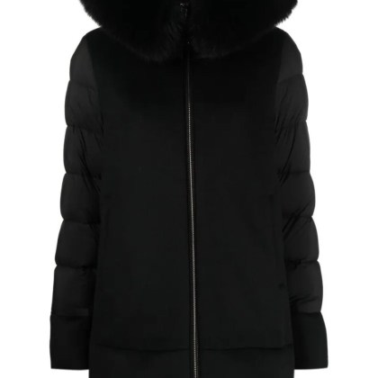 Moorer - Medium Lenght Down Jacket - Größe 42 - schwarz Moorer - Medium Lenght Down Jacket - Größe 42 - schwarz