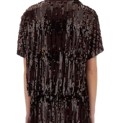 Baum Und Pferdgarten - "Juli" Top With Sequins - Größe XS - rot – Bild 3