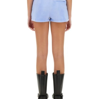 T by Alexander Wang - "Essential" Shorts - Größe M - blau – Bild 3