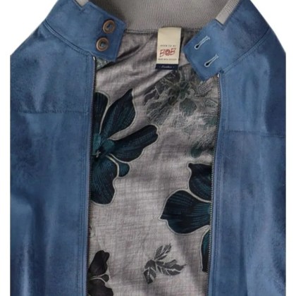 Bob - Biker Sky Bomber Jacket - Größe 50 - blau – Bild 2