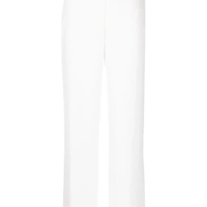 P.A.R.O.S.H. - Wide-Leg Tailored Pants With High Waist - Größe S - white P.A.R.O.S.H. - Wide-Leg Tailored Pants With High Waist - Größe S - white