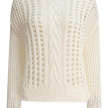 Rakki%27 - Intricate Open-Knit Sweater - Größe 42 - beige Rakki%27 - Intricate Open-Knit Sweater - Größe 42 - beige