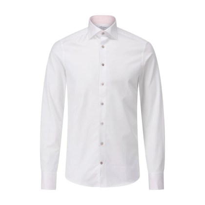 STENSTRÖMS - Slim-Fit Hemd aus Cotton-Twofold - Größe 45 - weiß STENSTRÖMS - Slim-Fit Hemd aus Cotton-Twofold - Größe 45 - weiß