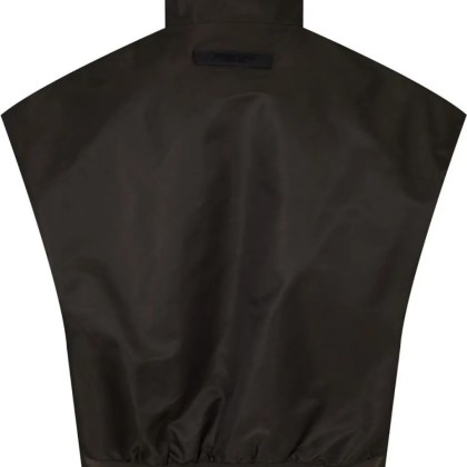 FEAR OF GOD - Essentials Logo Off Black Running Vest - Größe S - schwarz – Bild 4