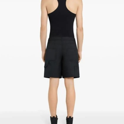 Courrèges - Black Tailored Shorts - Größe 48 - schwarz – Bild 3