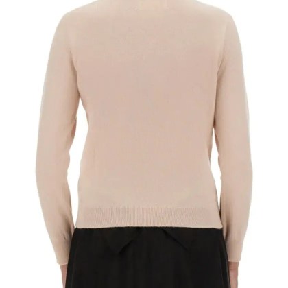 Maison Margiela - Regular Fit Virgin Wool Sweater - Größe S - pink – Bild 3