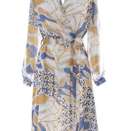 Kocca - Loose-Fitting Wrap Dress - Größe M - weiß Kocca - Loose-Fitting Wrap Dress - Größe M - weiß
