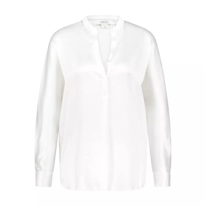 Vince - Bluse aus Seide - Größe L - white – Bild 4