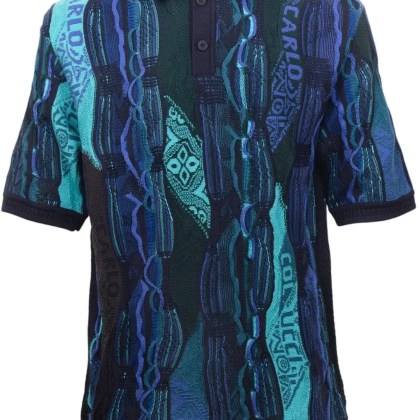 Carlo Colucci - Heren Polo - Größe XS - blau Carlo Colucci - Heren Polo - Größe XS - blau