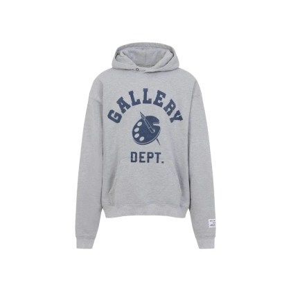 Gallery Dept. - Hooded Grey Sweatshirt With Bold Graphic Print - Größe L - grau Gallery Dept. - Hooded Grey Sweatshirt With Bold Graphic Print - Größe L - grau