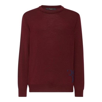 BILLIONAIRE - Rundhalspullover - Größe XXL - rot BILLIONAIRE - Rundhalspullover - Größe XXL - rot