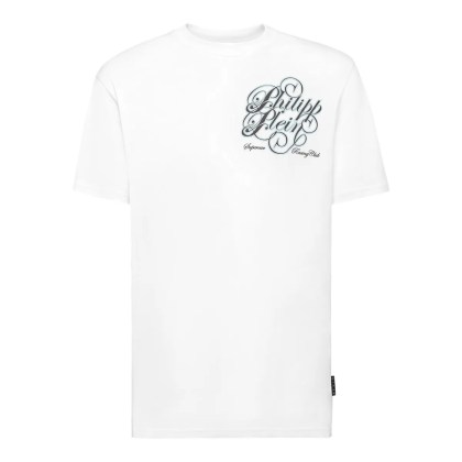 Philipp Plein - T-Shirt The Course Mit Schmucksteinen - Größe 3XL - weiß Philipp Plein - T-Shirt The Course Mit Schmucksteinen - Größe 3XL - weiß