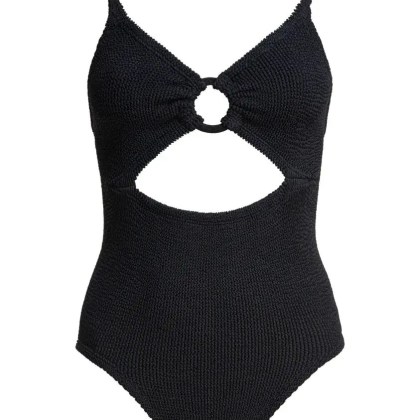 Hunza G - "Crystal" Swimsuit - Größe ONE SIZE - schwarz Hunza G - "Crystal" Swimsuit - Größe ONE SIZE - schwarz