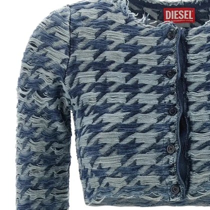 Diesel - 'M-Hella' Cardigan - Größe S - blau – Bild 3