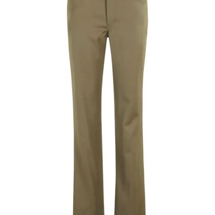 The Attico - Tailored Straight Leg Trousers With Polished Silho - Größe 40 - beige The Attico - Tailored Straight Leg Trousers With Polished Silho - Größe 40 - beige
