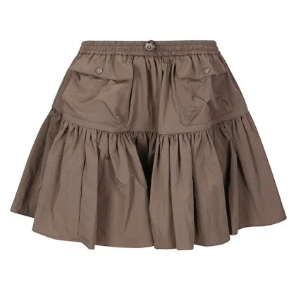 Cecille Bahnsen - Taffeta Skirt - Größe 8 - braun Cecille Bahnsen - Taffeta Skirt - Größe 8 - braun
