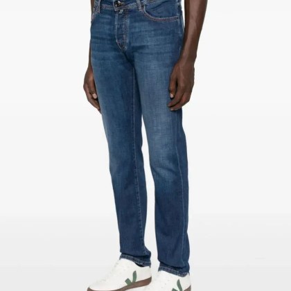 Jacob Cohen - Straight-Leg Denim Jeans - Größe 34 - blau