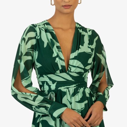 Kraimod - Abendkleid - Größe 38 DAMEN B - grün – Bild 3