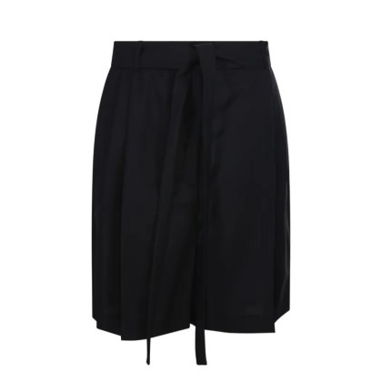 Róhe - Tailored Shorts With Belt - Größe 40 - schwarz Róhe - Tailored Shorts With Belt - Größe 40 - schwarz