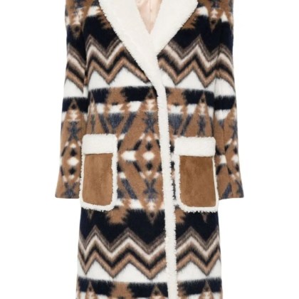 AVA ADORE - Multicolor Coat With Logo - Größe 44 - bunt AVA ADORE - Multicolor Coat With Logo - Größe 44 - bunt
