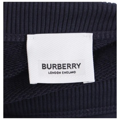 Burberry - Blue Logo Sweatshirt - Größe L - schwarz – Bild 2
