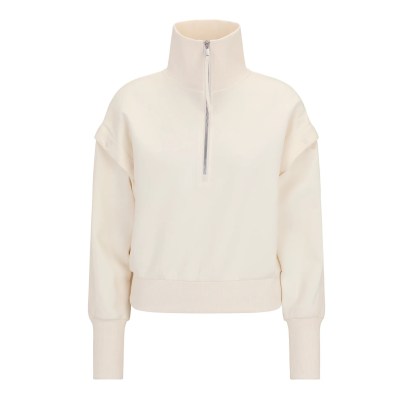 Moose Knuckles - Pullover MIXED MEDIA - Größe XS - weiß Moose Knuckles - Pullover MIXED MEDIA - Größe XS - weiß