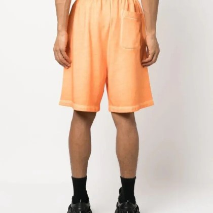 Marcelo Burlon - Sunset Cross Over Sweatshort - Größe S - orange – Bild 3