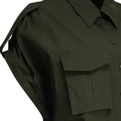 Elie Saab - Cotton Poplin Shirt - Größe 38 - schwarz
