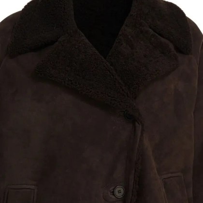 Salvatore Santoro - Balzer Shearling Suede Leather - Größe 40 - braun – Bild 3