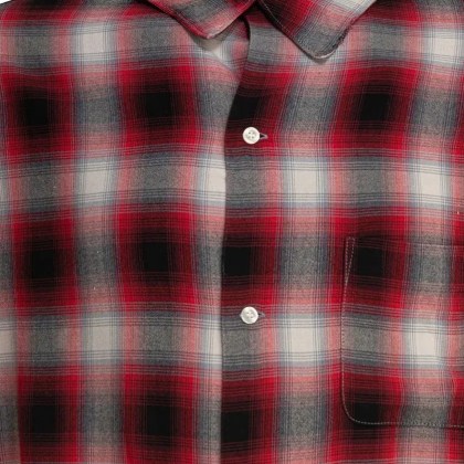 Saint Mxxxxxx - Plaid Rayon Shirt With Distressed Details - Größe M - pink – Bild 3