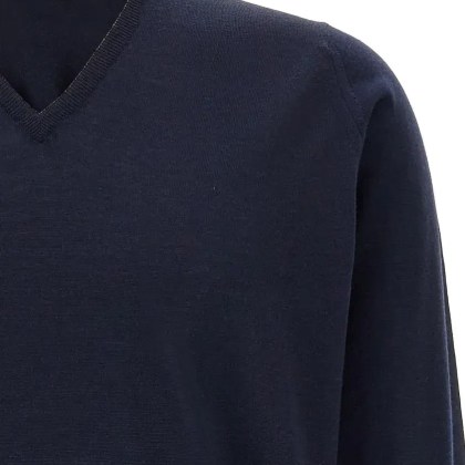 John Smedley - Bobby' Sweater - Größe L - blau – Bild 3