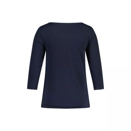 Kimmich Trikot - Shirt aus Viskose-Crêpe - Größe XS - blau – Bild 4