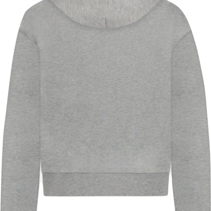 Flâneur - Blossom Patches Zip-Up Hoodie Heather Grey - Größe XXL - grau – Bild 3